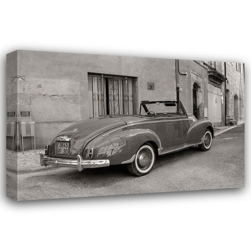 Red Barrel Studio® Van de Goor, Lars Gallery Wrapped Canvas Art Titled: Classic Automobile