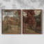 «Vintage Landscape XXV», impression giclée sur cadre - ensemble de 2-1485245296-1485245308