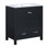 Meuble-lavabo avec lavabo simple, 2 portes à fermeture douce et 1 tiroir