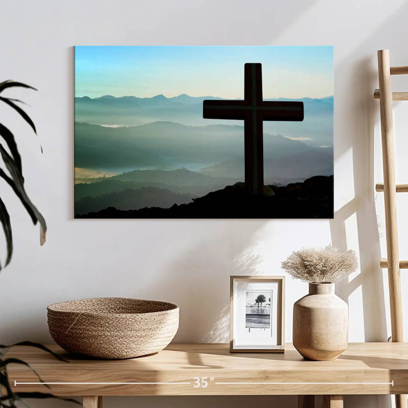 Adella Mountain Cross, 16" H x 24" W
