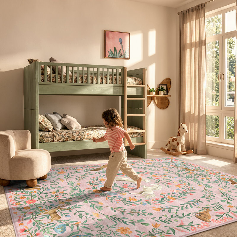 Tapis lavable à la machine Goldene, Rectangle 5 pi x 7 pi