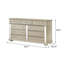 Commode double 9 tiroirs Thorsby