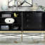 Table buffet postmoderne de style luxueux laqué