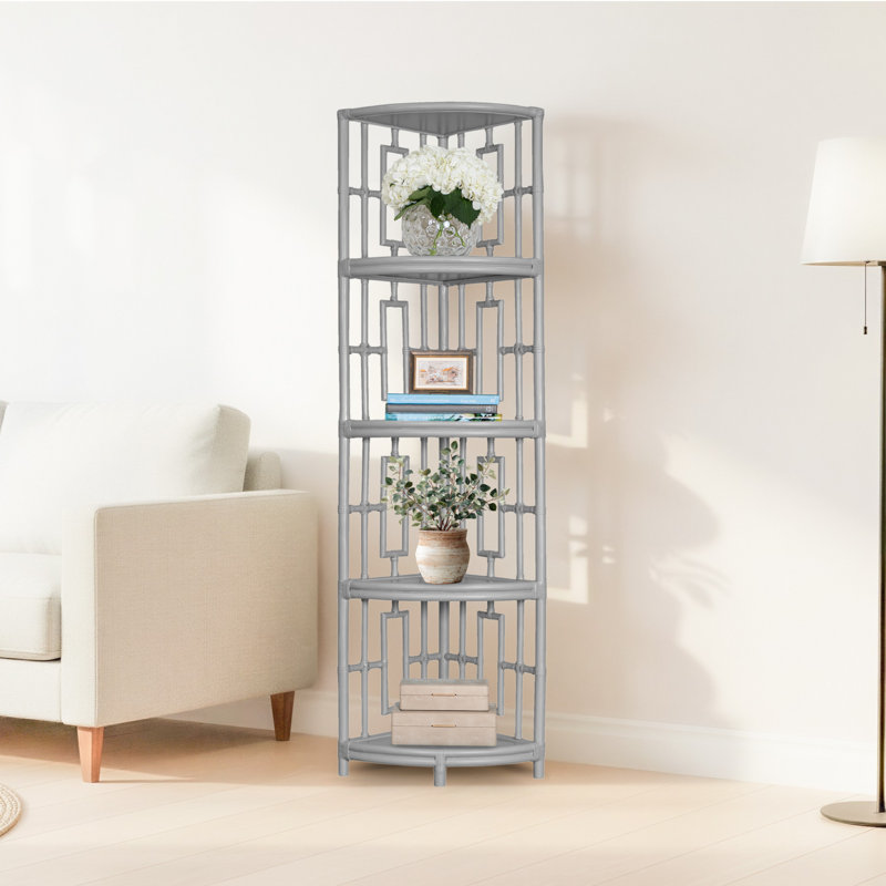 Manley Corner Bookcase, Natural