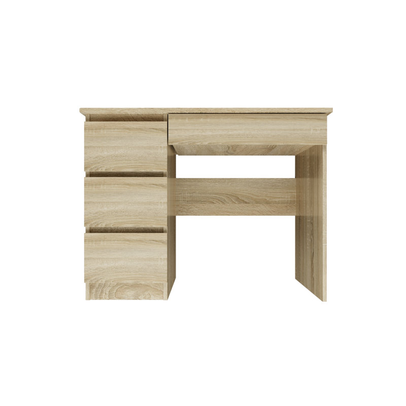 Eufelia Computer Desk, Left, Natural