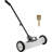45Lbs Rolling Magnetic Sweeper with Wheels, 18-inch Large Magnet Pickup Lawn Sweeper, Push-Type Magnetic Pick Up Sweeper, Magnet with Telescoping Handle, Easy Cleanup of Workshop Garage Yard