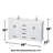 Sheffield 60" Freestanding Double Bathroom Vanity with Cultured Marble Top with 58" Mirror-59388385-59388381