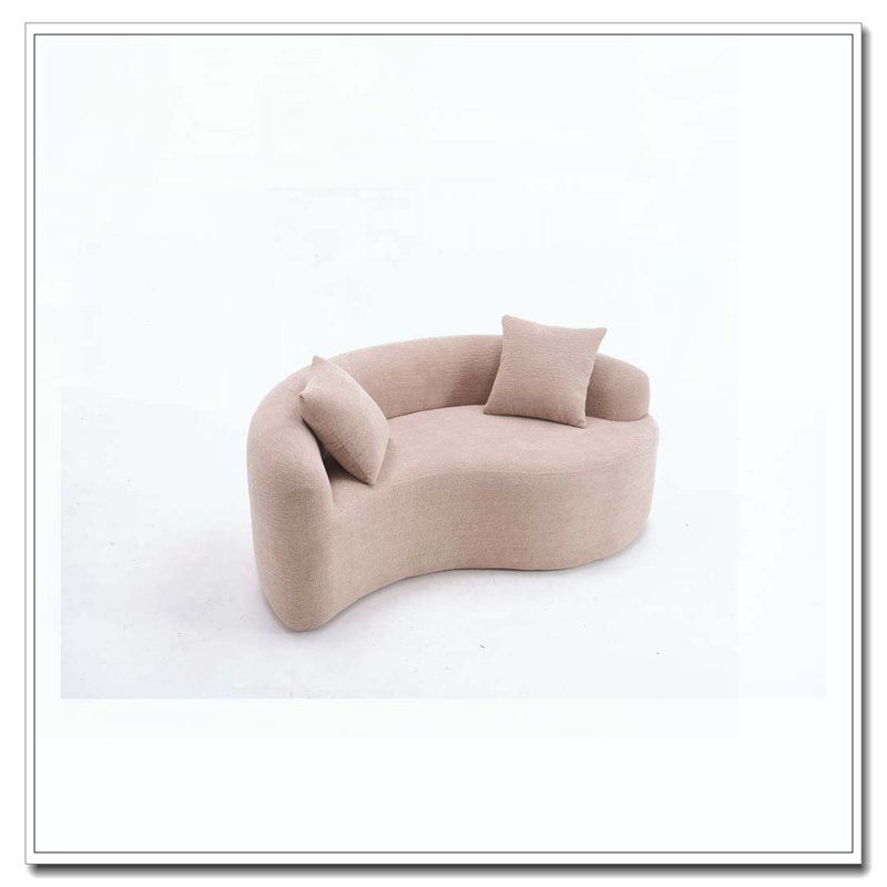 Canapé modulaire courbé, Beige