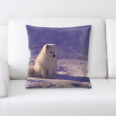 Coussin loup arctique