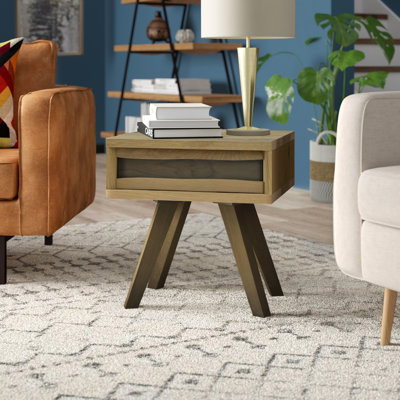 Dipasquale Side Table with Storage
