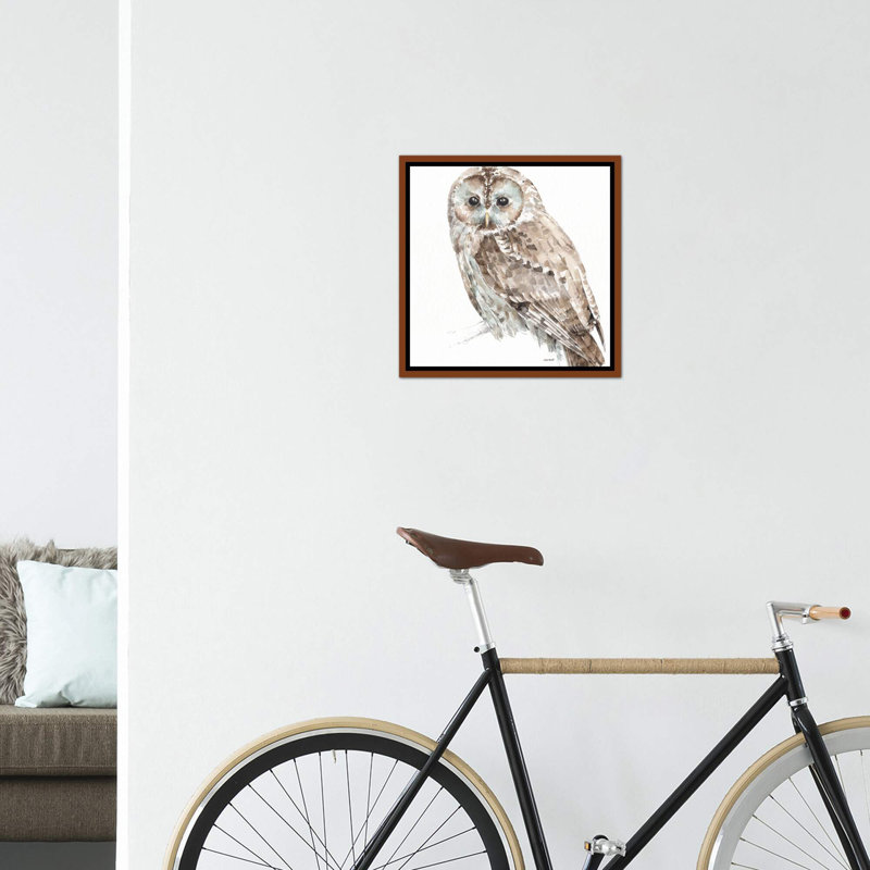 «Forest Friends III» par Lisa Audit - reproduction d'art, H 26 po x l 26 po x P 1,5 po, Toile avec cadre en bois classique