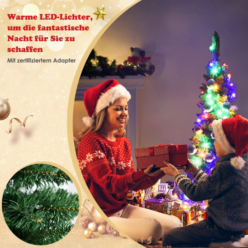 135cm H Lighted Artificial Christmas Tree