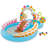 Candy Zone Inflatable Kiddie Pool: Inflatable Kids Pool With Water Sprayer And Slide – Splash Pad