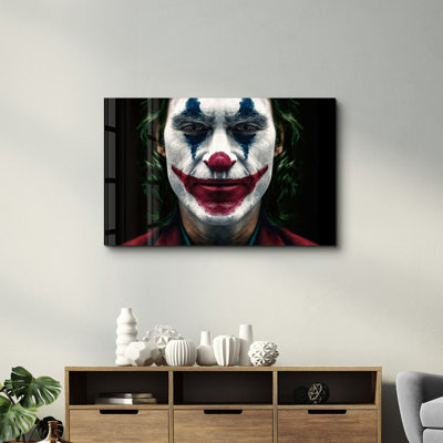 Élégante peinture murale en verre trempé de 13,8 po x 21,7 po | 100% verre trempé, épaisseur: 0,16 pouce | Imprimé UV pour des couleurs éclatantes | Parfait pour la décoration intérieure, le salon et les espaces de bureau