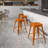 Backless Metal Indoor-Outdoor Stool w/Square Seat-1371005131-1423602770-1423602774