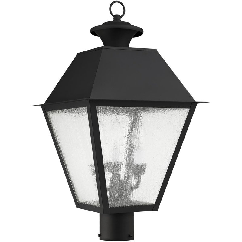 Luminaire suspendu d'extérieur 4 lumières, Noir