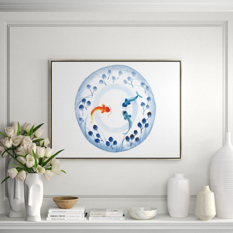 Visions IV Print by Helen Parker, 31.5" H x 41.5" W x 1.5" D, Image Brush Gel