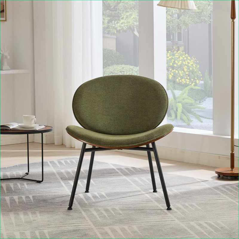 Fauteuil d'appoint simple Mid-Century