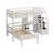 Kids Twin Loft Bed with Drawers-676471904