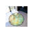 Green Traditional Patterned Round Woven Base Vintage Decorative Carpet-623371056