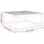 Shimer Square Solid Wood Outdoor Patio Table - 65 cm W 65 cm D