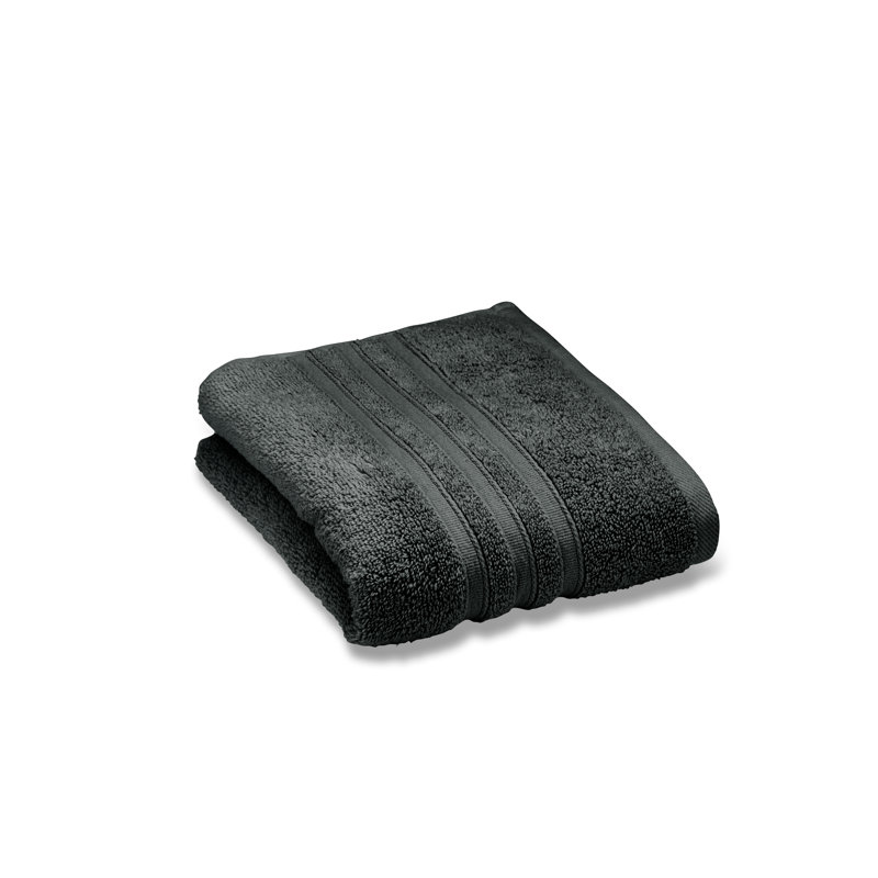 Zero Twist Bath Towel, Charcoal