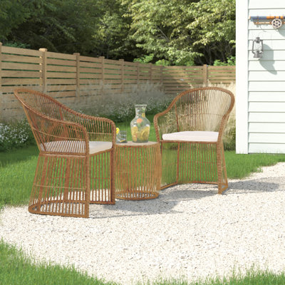Lustig 2 - Person Patio Conversation Sets with Cushions