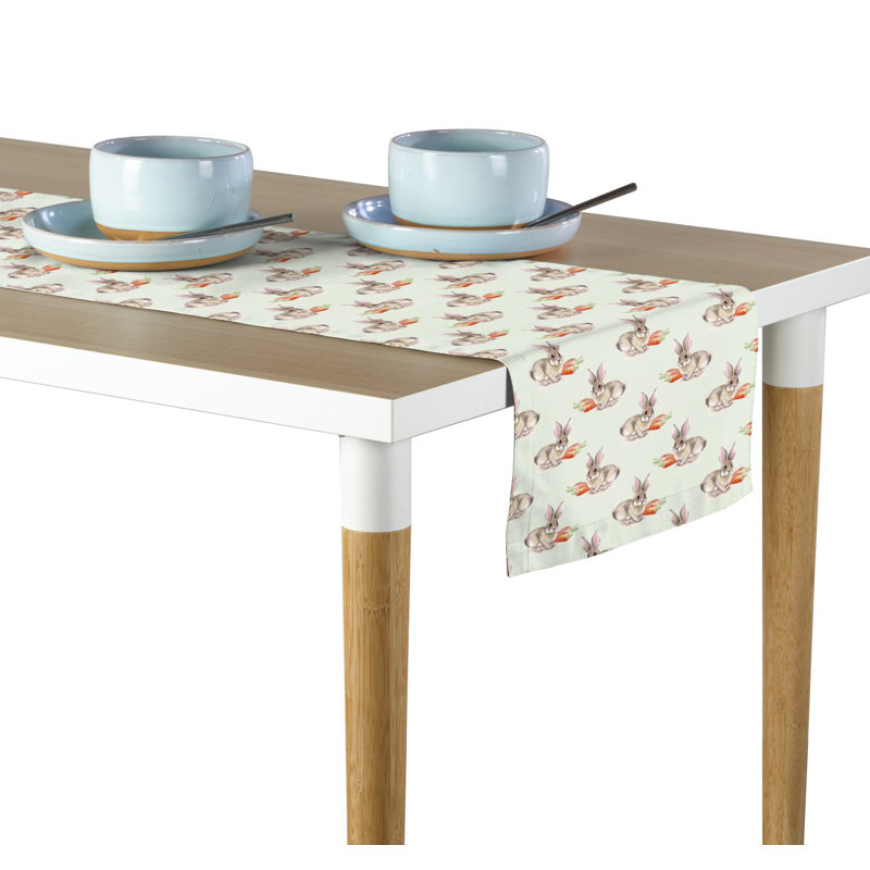 Ensor Geometric Table Runner, 108" L x 14" W