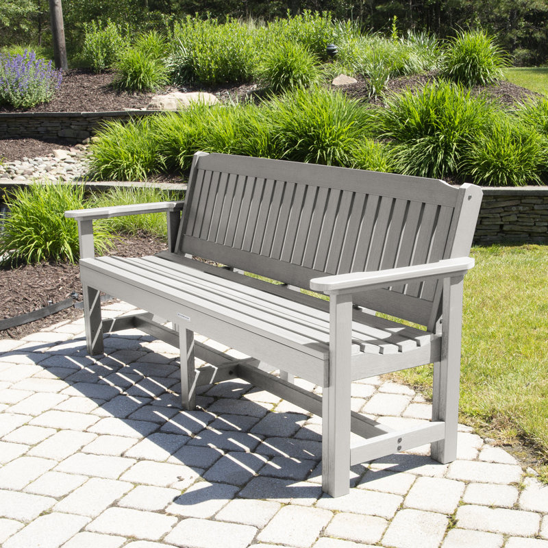 Lunz Outdoor Bench, Harbor Gray