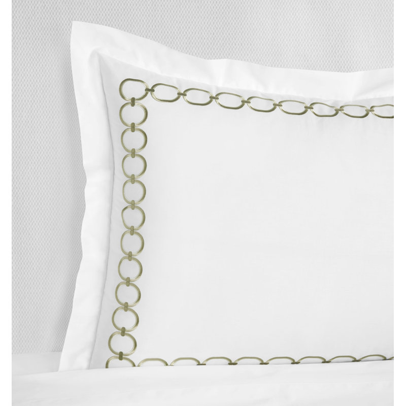 Catena Sham, White/Willow, Boudoir