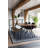 Alagon Walnut Metal Base Dining Table