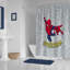 Spiderman - Bad Guys Beware shower curtain