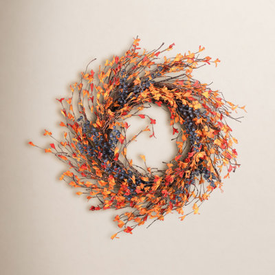 Primrue 24" Handcrafted Berry Wreath