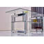 L 39,4 po x P 19,7 po x H 17,7 po, table basse en verre trempé transparent
