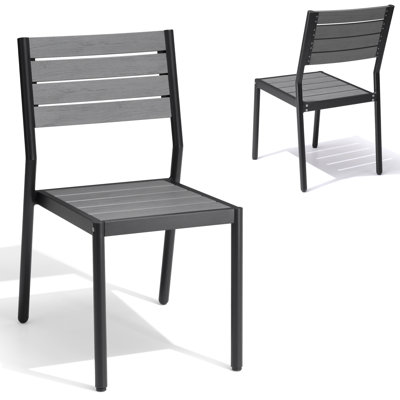 Auminum Stackable Outdoor Dining Chair