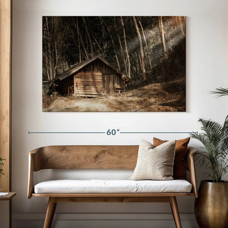 Lilie Woodland Barn, H 34 po x l 51 po