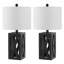 Lampe de table en bois massif Briea-586325169