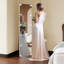 Miroir sur pied 63 po x 20 po / (63 po x 15 po) avec cadre en aluminium et miroir à DEL 3 couleurs-576208551-576208548