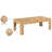  Burl Veneer Coffee Table-646040419
