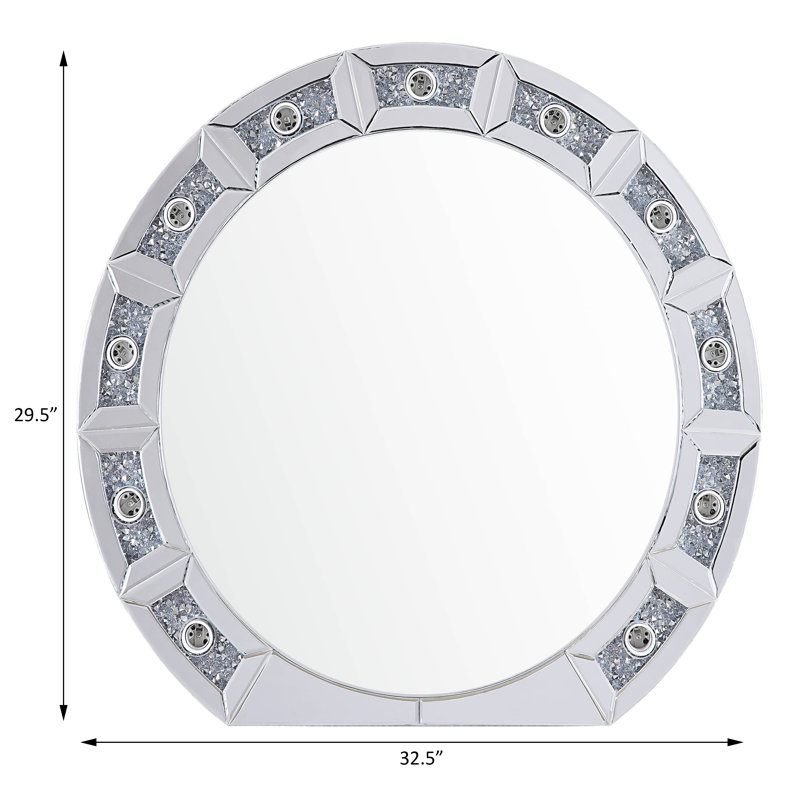 Indre Round Accent Wall Mirror