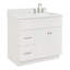 Meuble-lavabo sur pied simple 36 po avec comptoir en quartz Hamlet-94003744
