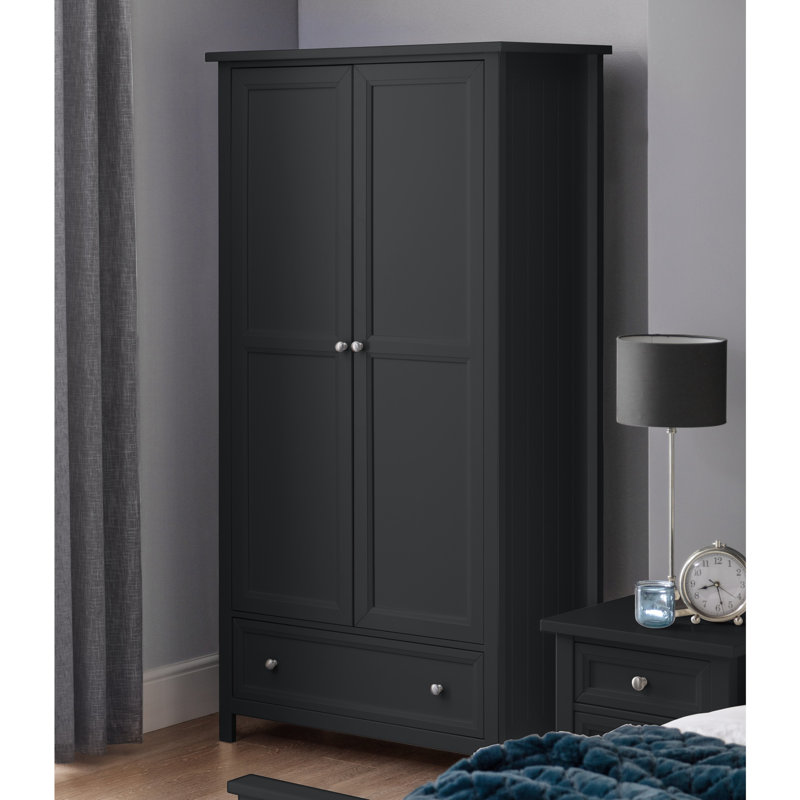 Armstead 2 Door Solid Wood Wardrobe