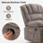 Rozle 39.7" W Manual Upholstered Swivel Rocker Recliner (Set of 2) -820080554