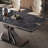 Modern luxury Italian style dining table sets-107406519-107406517