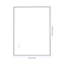 Miroir de salle de bain 32 po x 24 po à DEL avec rétro-éclairage, miroir de meuble-lavabo mural réglable anti-buée
