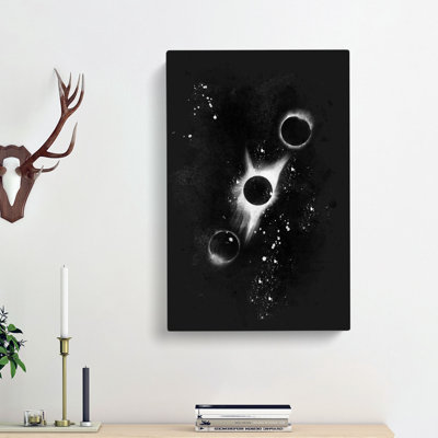 Total Eclipse Of The Moon - Wrapped Canvas Painting