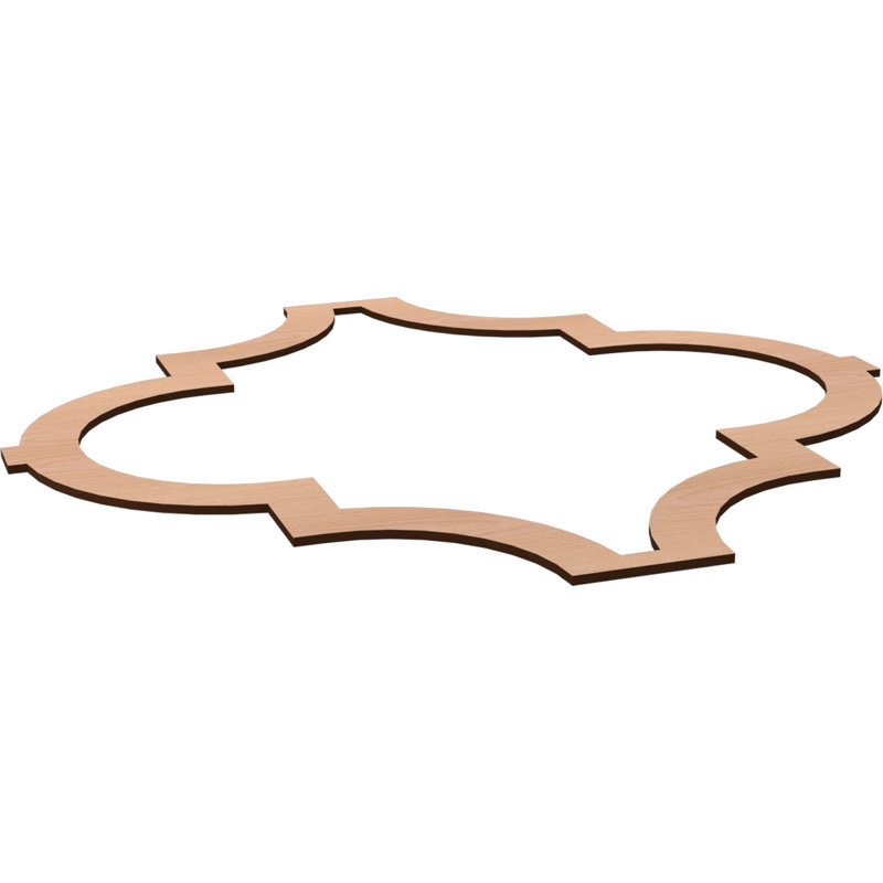 Panneaux muraux Marrakech (paquet de 1), Aulne, H 33 po x l 33 po x P 0,375 po