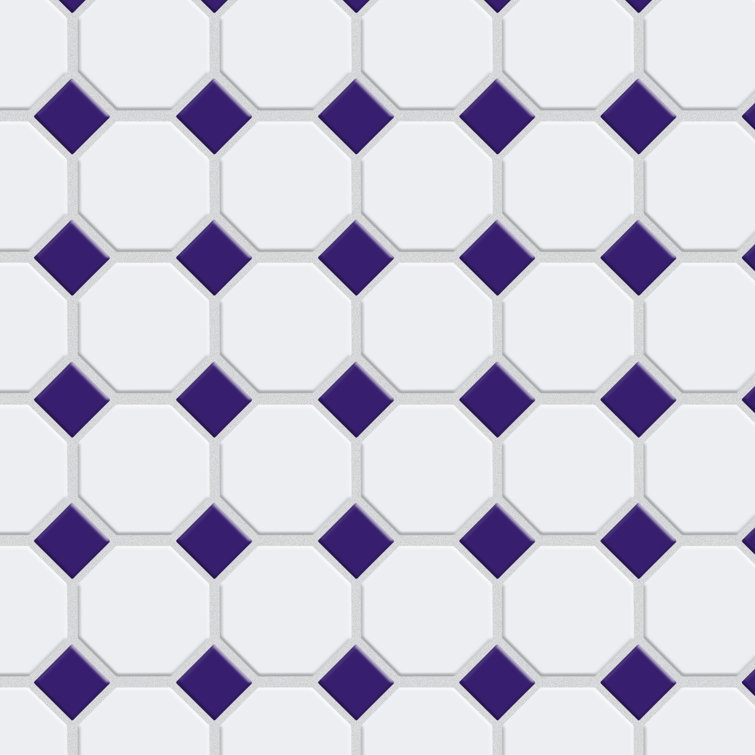 Metro Octagon 11-1/2 " x 11-1/2 " Porcelain Mosaic Tile