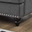 Canapé en tissu de polyester moderne rembourré-944870669