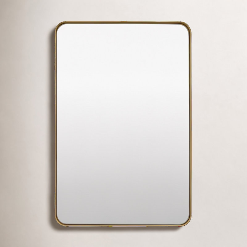 Bassevelde Mirror, 35" x 24", Gold